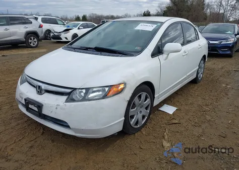 2007 Honda Civic Lx z USA, uszkodzony, nr VIN 1HGFA16557L122296